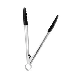 Lurch - szczypce do patelni z powłoką nieprzywierającą, stal nierdzewna/silikon, 24 cm Tango