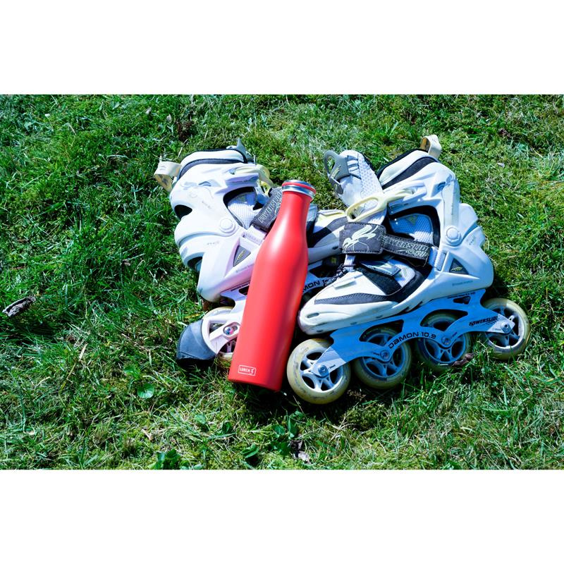 Lurch - butelka termiczna, stalowa, 0,75 l, różowa