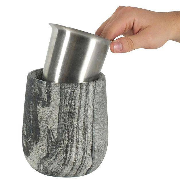 Kela - szczotka do WC w pojemniku, śred. 12x46 cm Cosmos