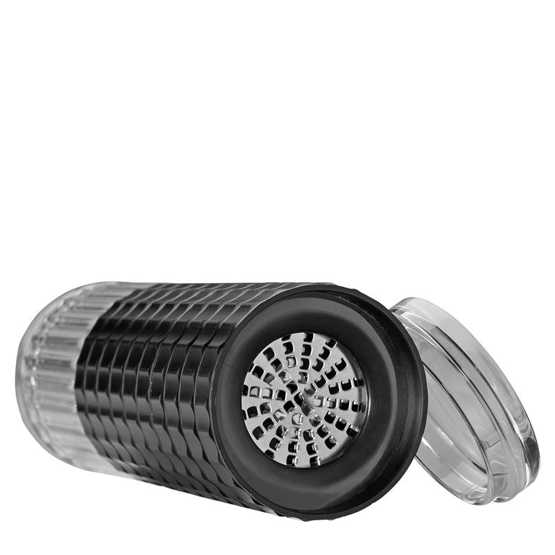 Cilio - młynek do gałki muszkatołowej, aluminium/stal nierdzewna, śred. 4,5 x 15 cm, czarny Pisa