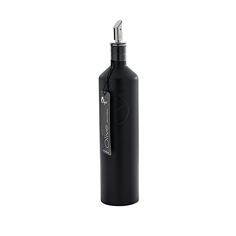 Olipac - Butelka do oliwy OLIVE 500ml czarny mat