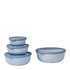 Mepal - Zestaw 4 misek Cirqula 350 750 1250 2250 Nordic Blue