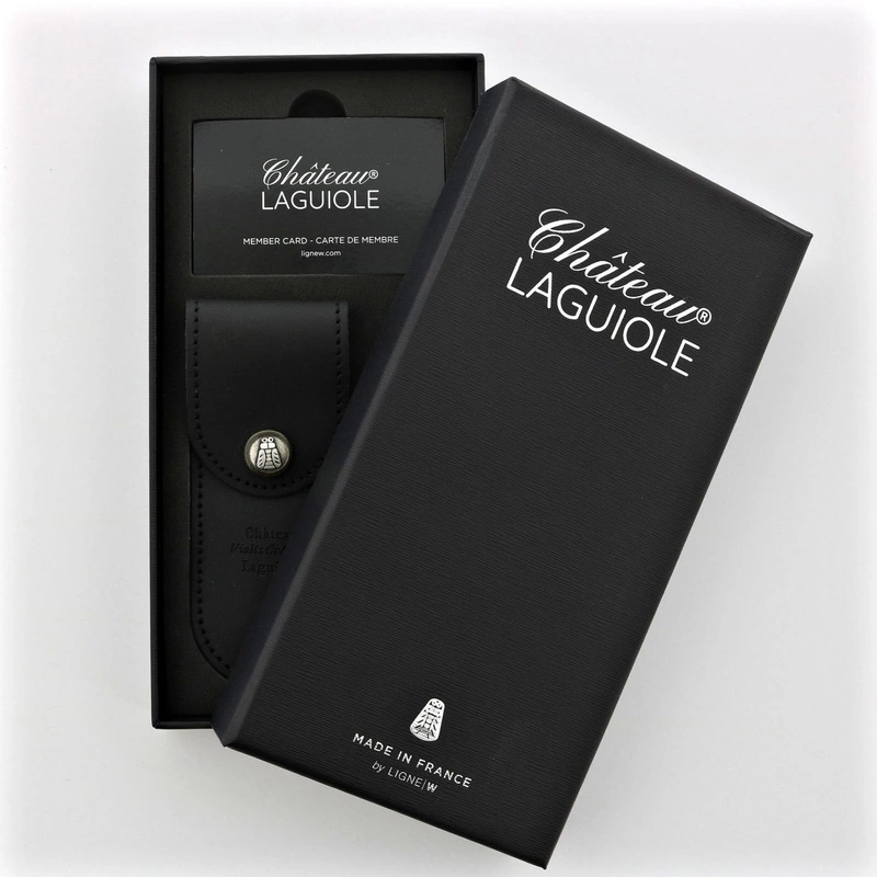Château Laguiole - Korkociąg Château Laguiole z linii Grand Cru - drewno bukowe barwione na niebiesko