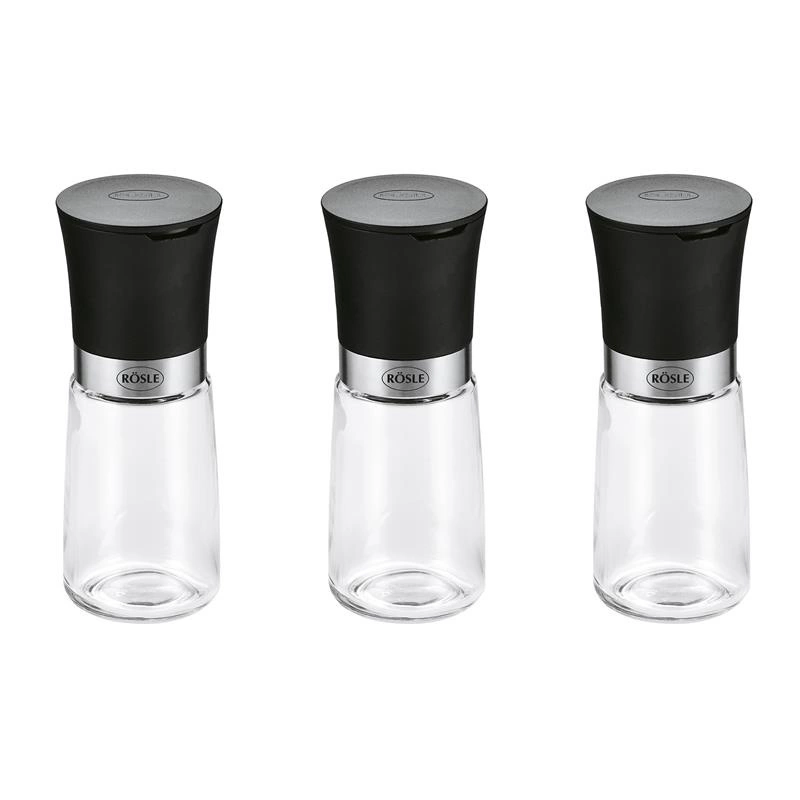 Roesle - Zestaw 3 młynków do przypraw