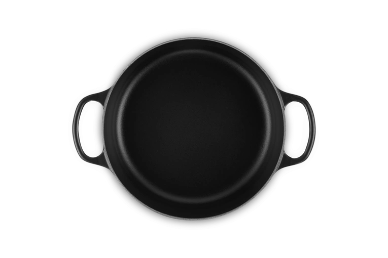 Le Creuset - garnek żeliwny Saute czarny 3,4 l 24 cm