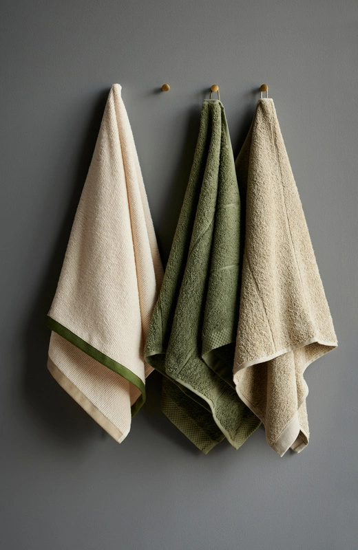 Södahl - Ręcznik do twarzy 30 x 30 cm Contrast olive