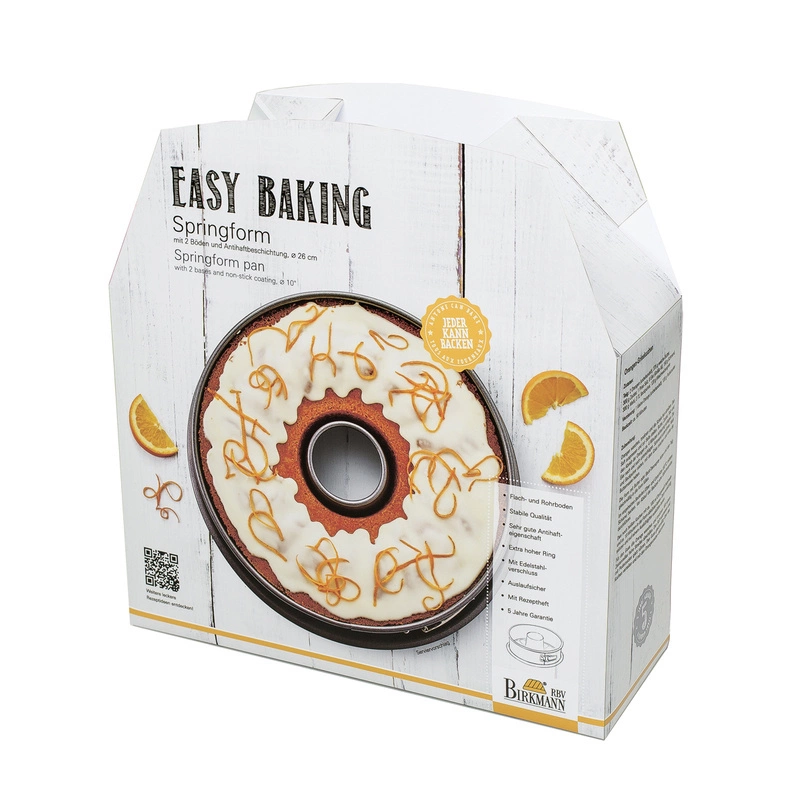 Birkmann - Tortownica - dwa rodzaje dna - EASY BAKING - 26 cm