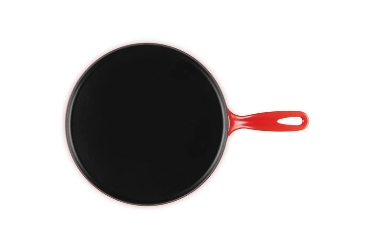 Le Creuset - patelnia żeliwna do naleśników 27 cm wiśniowa