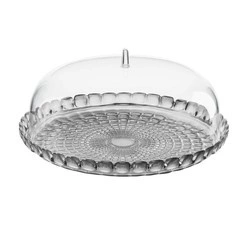 Guzzini - Patera na ciasto, średnica 36 cm, antracytowa TIFFANY