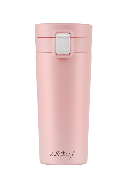 Vialli Design - Kubek termiczny 400ml FUORI różowy