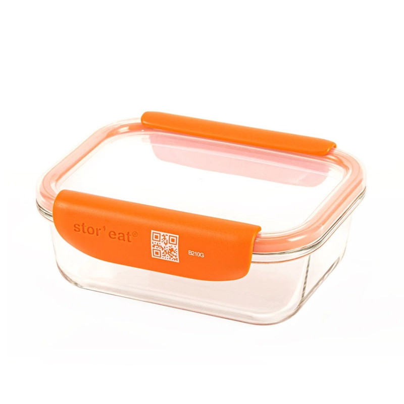 Mastrad - Pojemnik Smart szklany S 640ml pomarańcz