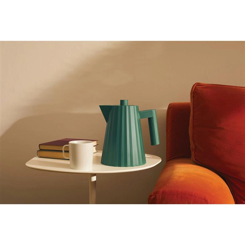 Alessi - Czajnik elektryczny, zielony 1 l PLISSE