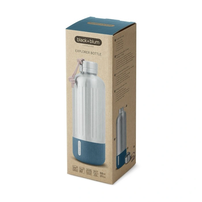 Black + Blum - Butelka stalowa EXPLORER 850 ml, morska