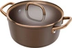 Zwilling - MILANO Garnek niski z pokrywką 24 cm brązowy