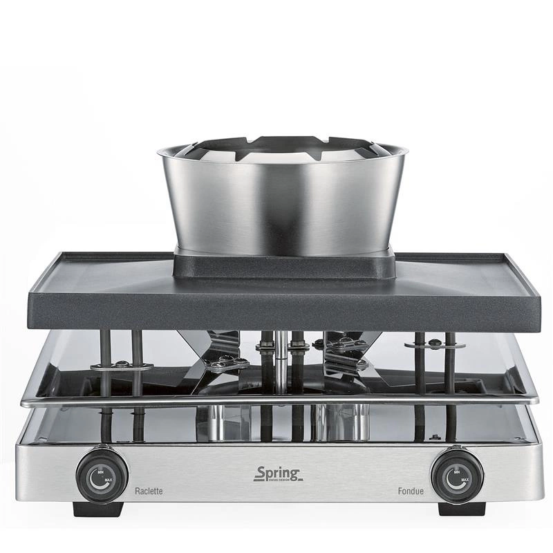 Spring - zestaw do raclette i fondue, dla 8 os., 31 x 34 x 16,5 cm RACLETTEFONDUE8 CLASSIC