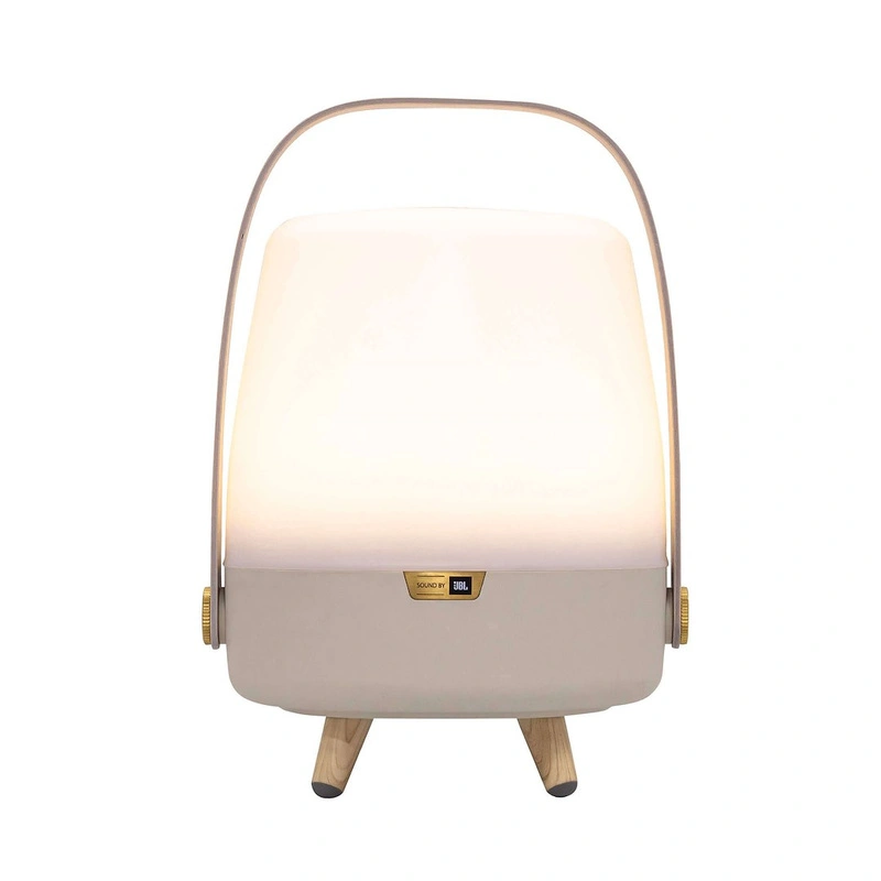 Kooduu - LITE-UP PLAY MINI Lampa przenośna z głośnikiem - Beżowy