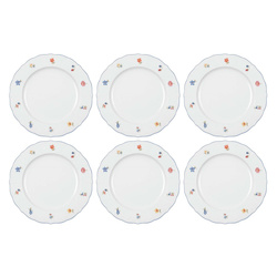 Seltmann - SONATE NOSTALGIA Zestaw 6 talerzy obiadowych 26 cm