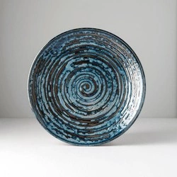Made in Japan - Talerz okrągły 25 cm Copper Swirl