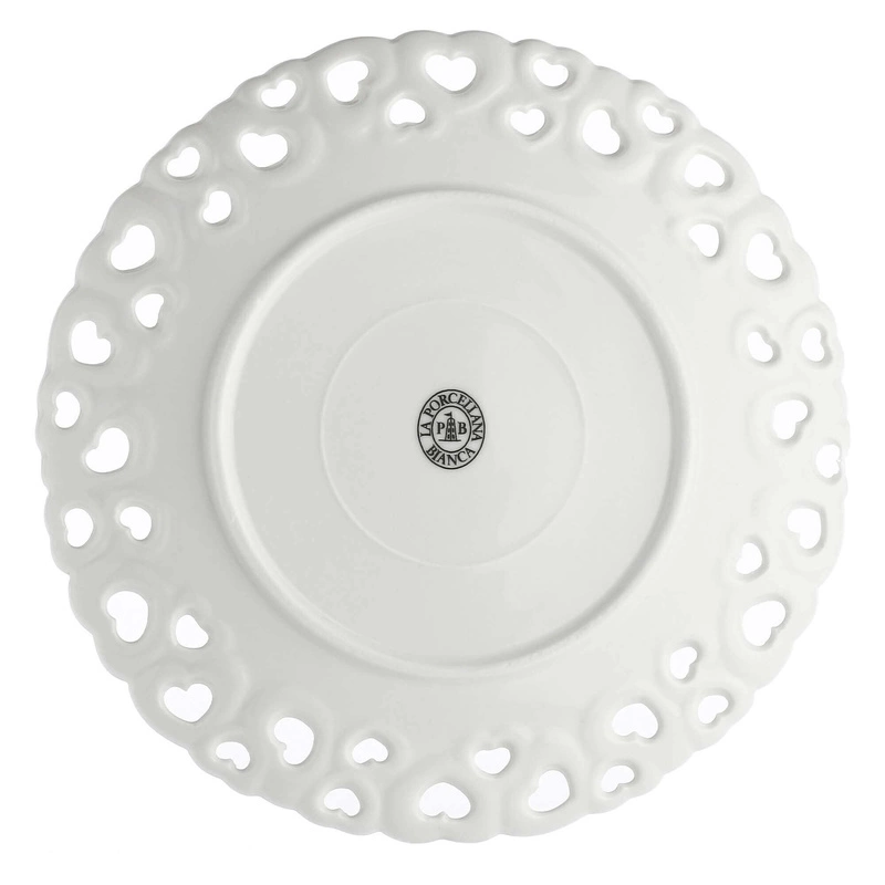 La Porcellana Bianca - zdobiony talerz 20 cm Valentino