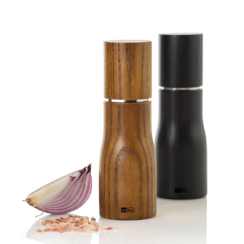 AdHoc - Młynek do pieprzu lub soli Levo S, jesion brązowy