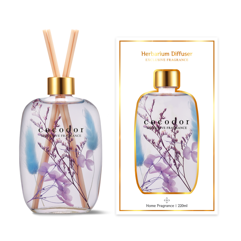 Cocodor - Dyfuzor zapachowy z patyczkami Herbarium 220 ml White Musk