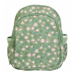 A Little Lovely Company - Plecak dla dzieci BLOSSOM SAGE - mieści A4