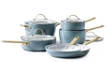 GreenPan - zestaw 10el. garnków i patelni Padova reserve Smoky Blue