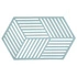 Zone Denmark - Podkładka pod naczynia Hexagon 24 cm Blue Fog