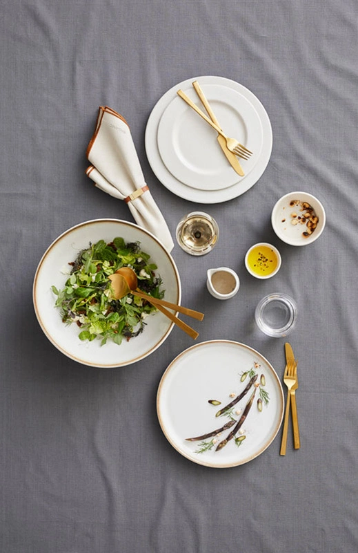 Bitz - Łyżki do sałaty Brass mat