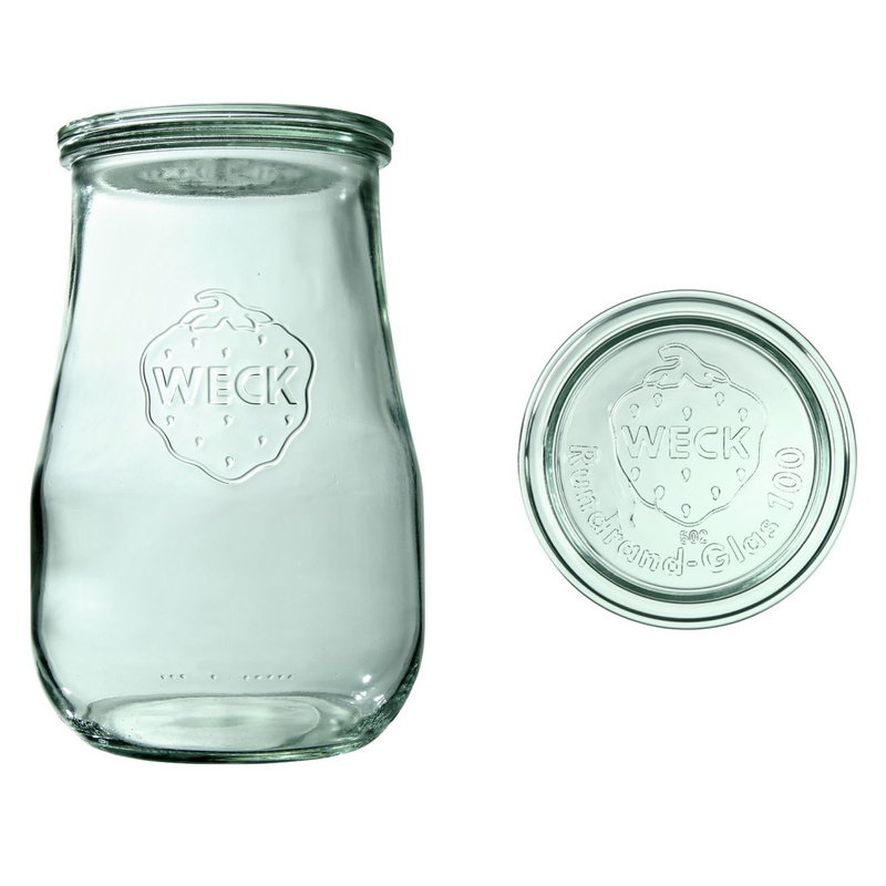WECK - Słoik Tulpe 1750 ml z pokrywą -  4 szt