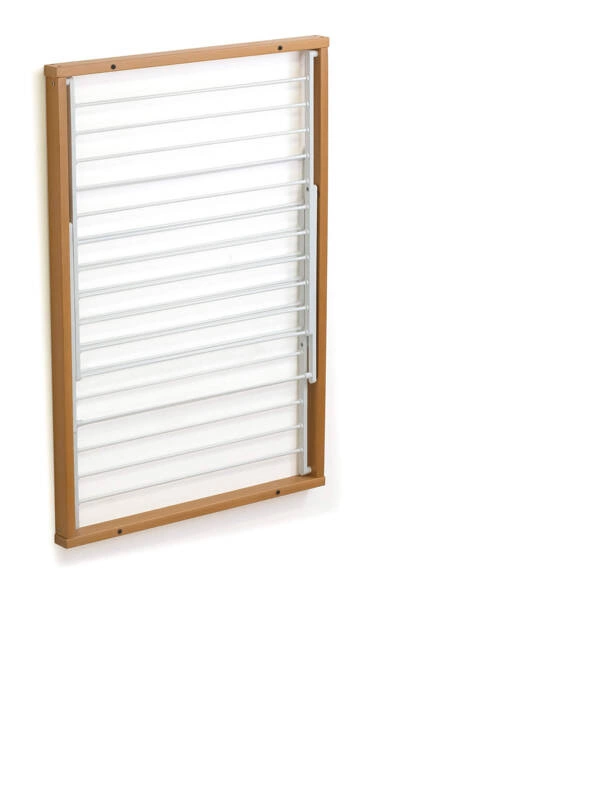 ARREDAMENTI - KORAL Naścienna suszarka na pranie - 98 x 69 cm, Brązowy