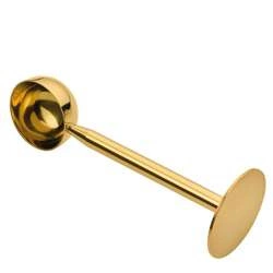 Cilio - miarka do kawy z tamperem, stal nierdzewna, 5 g, kolor złoty Coffee Culture