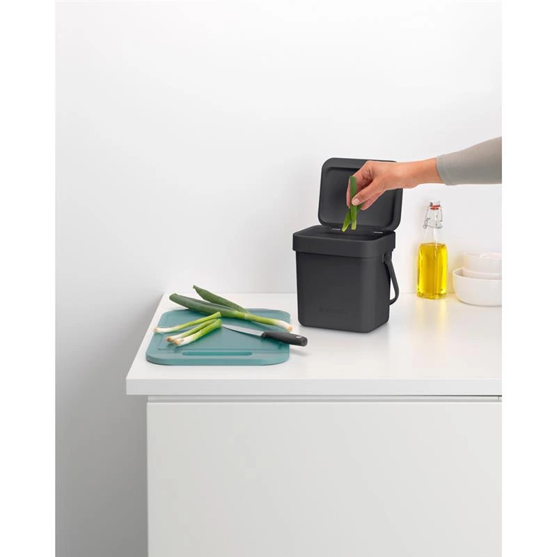 Brabantia - Kosz na odpadki Sort & Go szary 3L