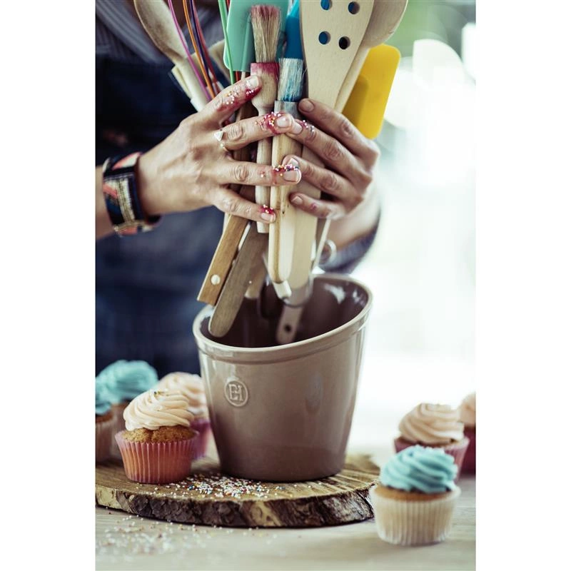 Emile Henry - Pojemnik na przybory kuchene - czarny