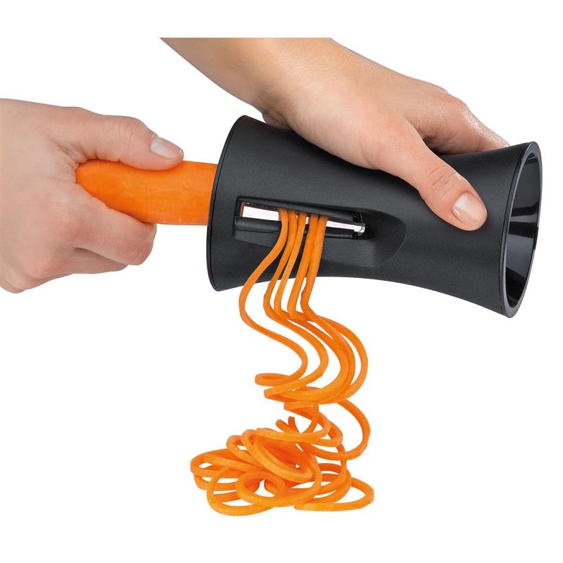 Kuchenprofi - krajacz spiralny do warzyw, 2 grubości nitek, śred. 8,5 x 14,5 cm Julienna