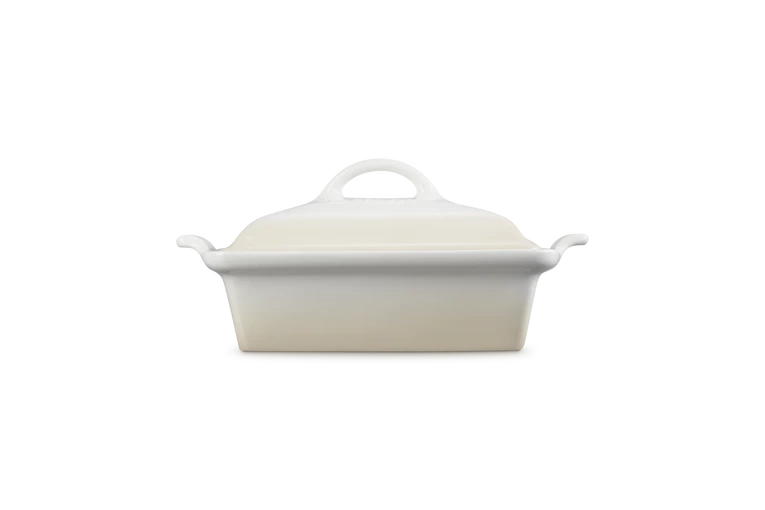 Le Creuset - Kwadratowa Forma z Pokrywką 23 cm Meringue