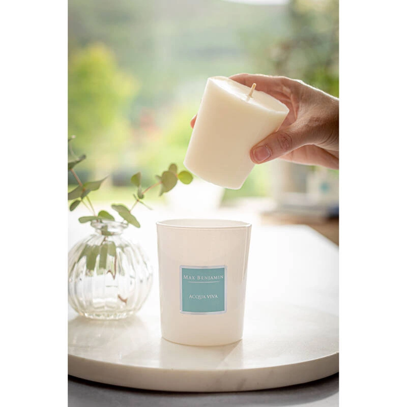 Max Benjamin - Wkład do świecy zapachowej 190g - Acqua Viva Classic