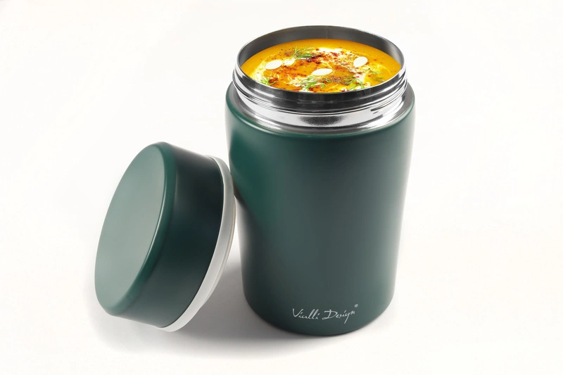 Vialli Design - Termos obiadowy 500ml FUORI zielony