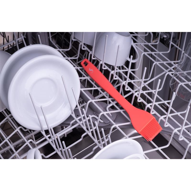 Lurch - pędzel do marynaty, silikon, 25,5 cm, czerwony Smart Tools