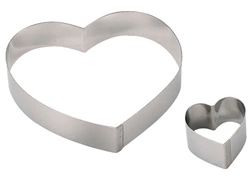 de Buyer - Rant w kształcie serca szer.18 cm