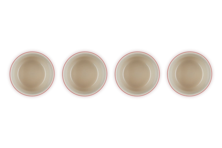 Le Creuset - Zestaw 4 mini foremek 100 ml Wiśniowy