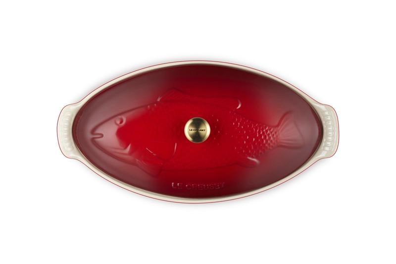 Le Creuset - naczynie do pieczenia ryb wiśniowy
