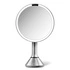 simplehuman - Lustro sensorowe z kontrolą natężenia światła - 20 cm - stal szczot.