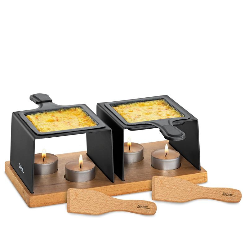 Spring - mini-raclette na tealight dla 2 osób, 24,5 x 12,5 x 8 cm GOURMET PARTY
