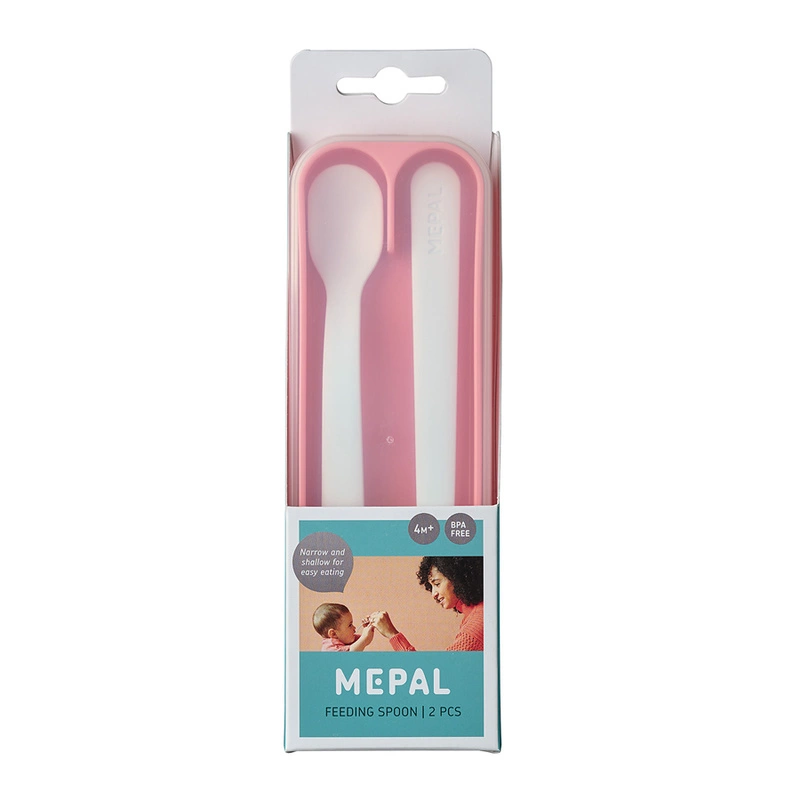 Mepal - 2 Łyżki do karmienia Mio Deep Pink
