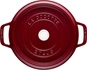 Staub - LA COCOTTE Garnek żeliwny okrągły 5.2 ltr bordeaux