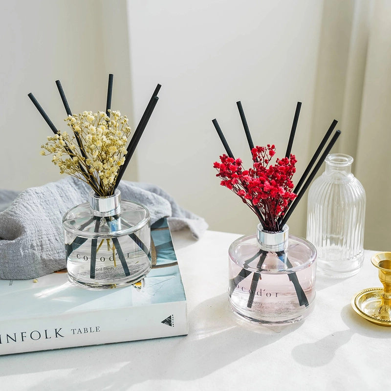 Cocodor - Dyfuzor zapachowy z patyczkami i prawdziwymi kwiatami 120 ml Rose Perfume