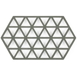Zone Denmark - Podkładka pod naczynia Triangles 24 cm Olive Green