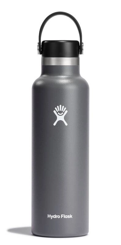 Hydro Flask - Butelka 621 ml Standard Mouth Flex Cap ciemnoszary Stone