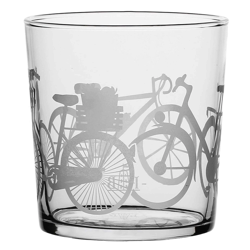 La Porcellana Bianca - zestaw 6 szklanek z grubym dnem rower 350 ml Babila